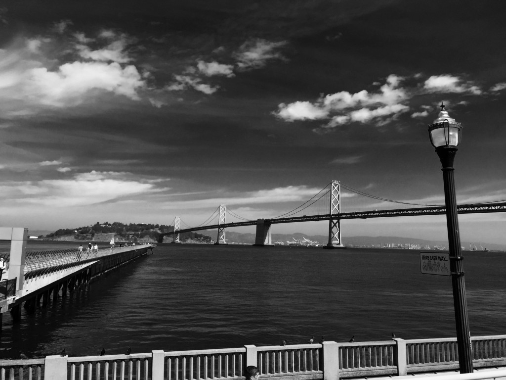 Oakland Bridge and San Francisco Ferry Terminal