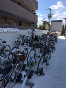 Fahrradparkplätze in Japan - Kyoto by Bike