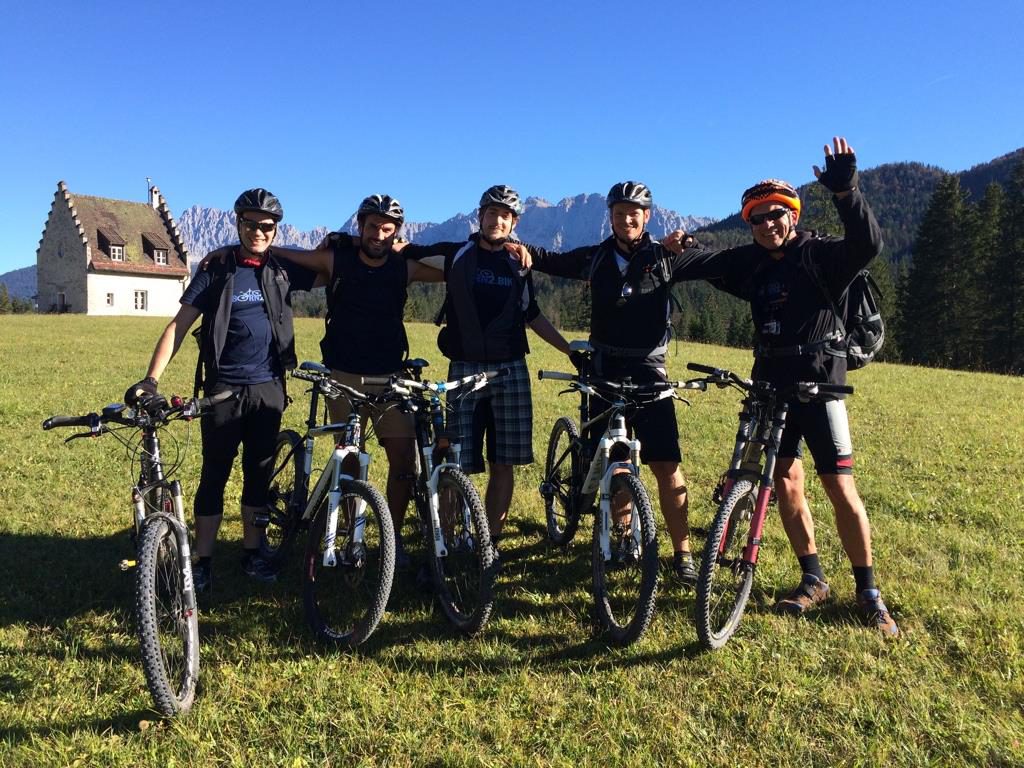 Mir dem Born2.Bike-Team in Kranzberg